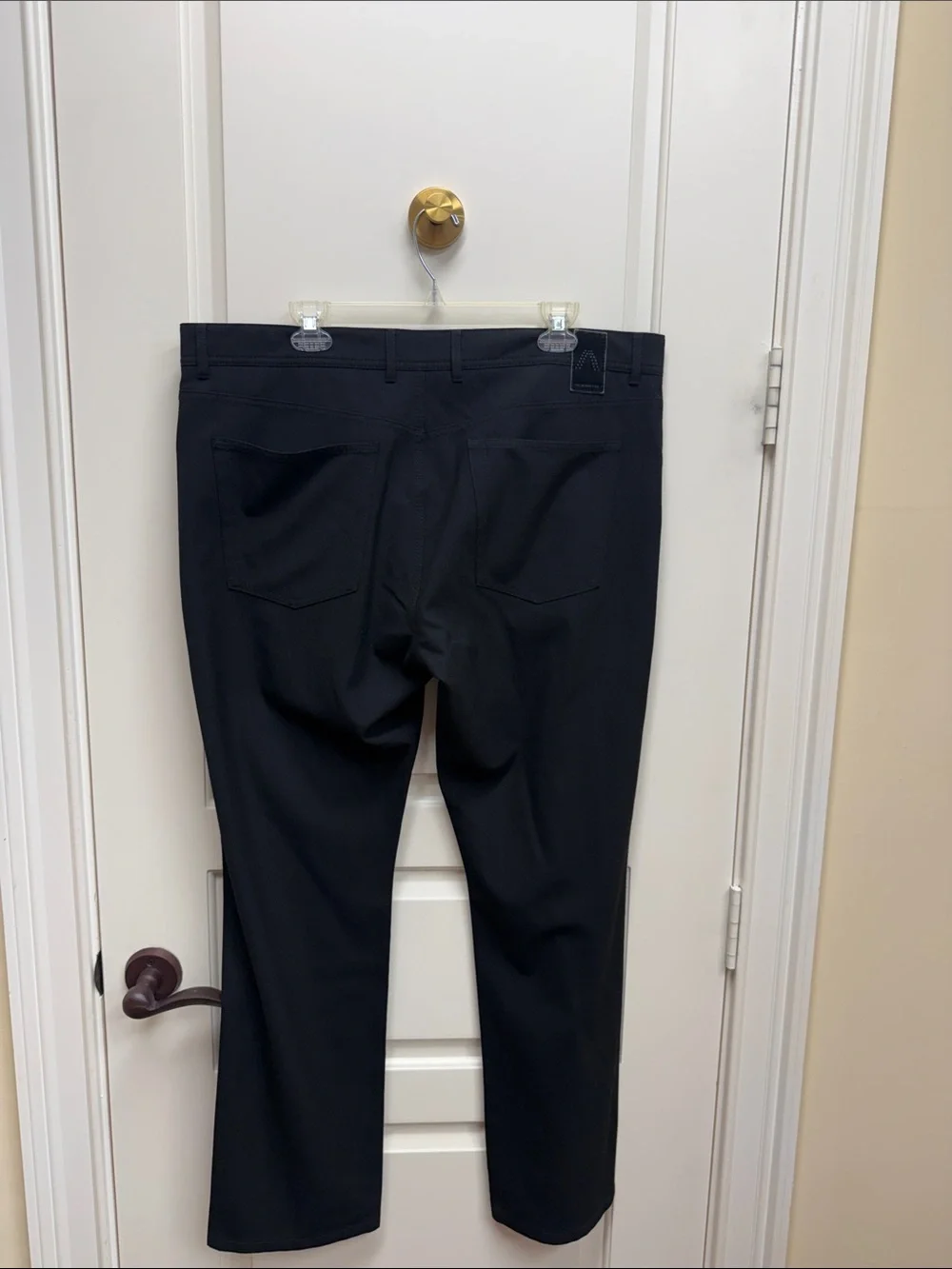 Alberto Men’s Black Stretch Dress Pants